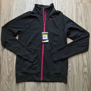 Black & Pink Nike Zip UP Jacket
